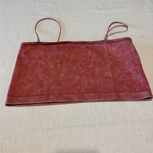 Aeropostale Size Large‎  Red Ribbed Crop Top